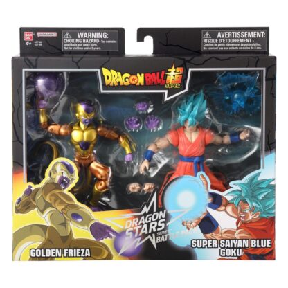 Dragon Ball Super Dragon Stars Actionfiguren 2er-Pack Battle Pack: Golden Frieza vs Super Saiyan Blue Goku 17 cm – Bild 3