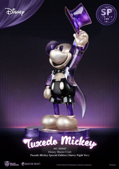 Micky Maus Master Craft Statue 1/4 Tuxedo Mickey Special Edition Starry Night Ver. 47 cm – Bild 3