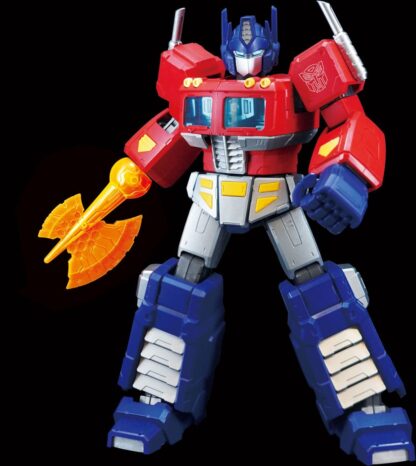 Transformers Blokees Plastic Model Action Edition 01 G1 Optimus Prime   - Beschädigte Verpackung