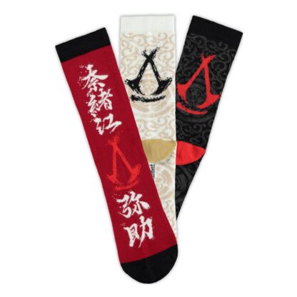 Assassin´s Creed Shadows Socken 3er-Pack Crew 35-38