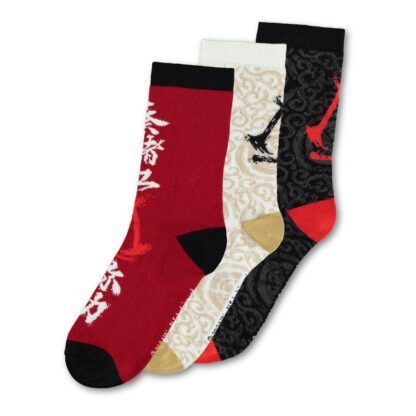 Assassin´s Creed Shadows Socken 3er-Pack Crew 43-46 – Bild 2