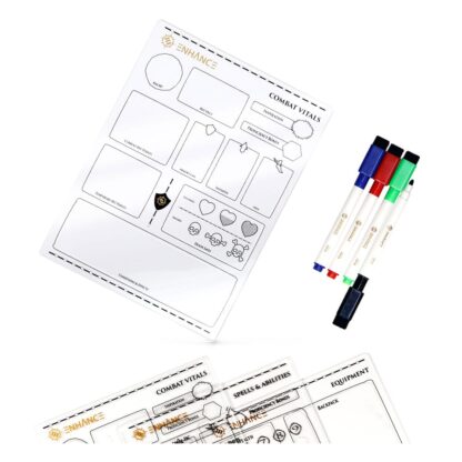 Enhance RPG Series Acryl Charakterbögen Set *Englische Version*