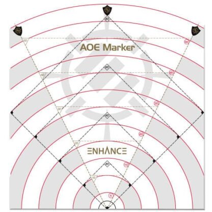 Enhance RPG Series 60ft Spell AoE Damage Template