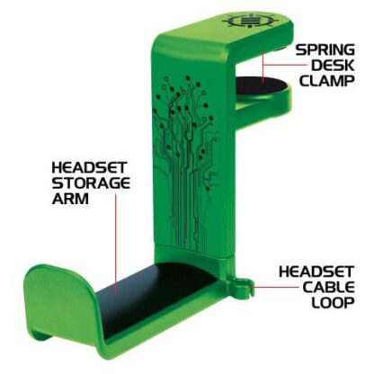 Enhance Kopfhörer Halterung Green – Bild 2