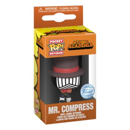 My Hero Academia POP! Vinyl Schlüsselanhänger 4 cm Mr. Compress (Hideout) Display (12) – Bild 2