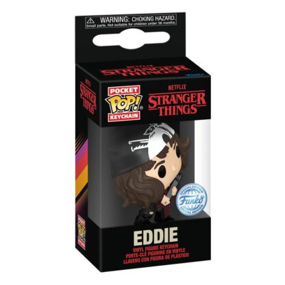 Stranger Things POP! Vinyl Schlüsselanhänger 4 cm Eddie Display (12) – Bild 2