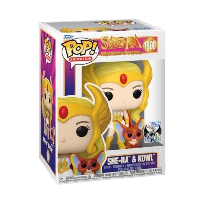 Masters of the Universe POP! & Buddy Vinyl Figur She-Ra w/Kowl 9 cm – Bild 2