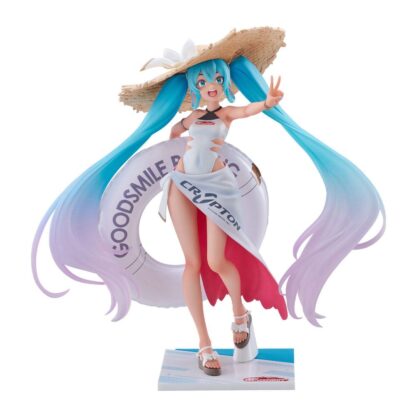 Hatsune Miku GT Project Tenitol PVC Statue Racing Miku 2024: Tropical Ver. 21 cm