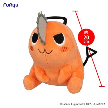 Chainsaw Man Plüschfigur Pochita Sitting Naughty 20 cm – Bild 5