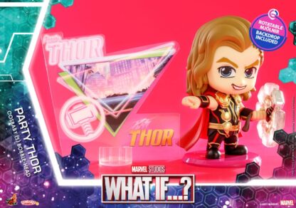 What If...? Cosbaby (S) Minifigur Party Thor 10 cm - Beschädigte Verpackung – Bild 2