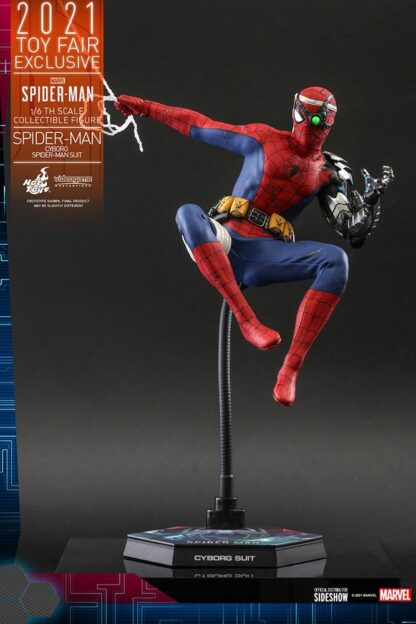 Spider-Man Videogame Masterpiece Actionfigur 1/6 Cyborg Spider-Man Suit 2021 Toy Fair Exclusive 30cm – Bild 3