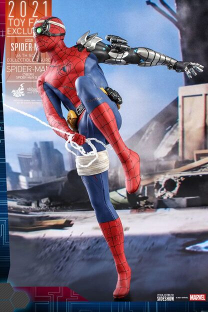 Spider-Man Videogame Masterpiece Actionfigur 1/6 Cyborg Spider-Man Suit 2021 Toy Fair Exclusive 30cm – Bild 7