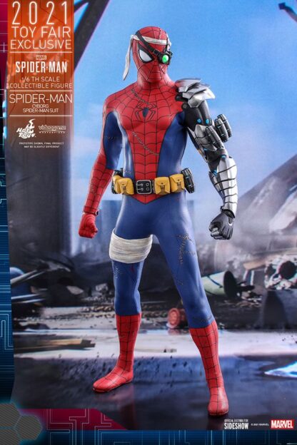 Spider-Man Videogame Masterpiece Actionfigur 1/6 Cyborg Spider-Man Suit 2021 Toy Fair Exclusive 30cm – Bild 8