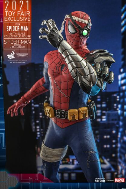 Spider-Man Videogame Masterpiece Actionfigur 1/6 Cyborg Spider-Man Suit 2021 Toy Fair Exclusive 30cm – Bild 10