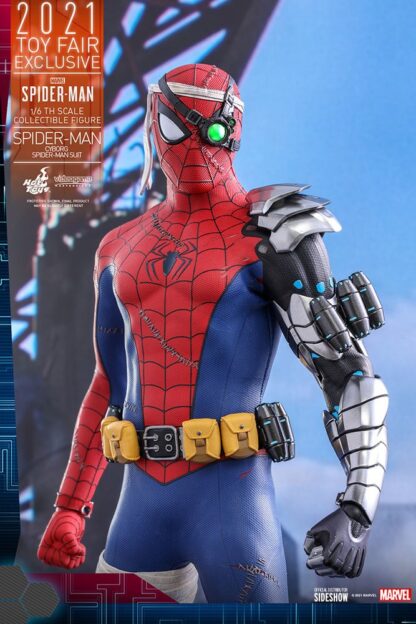 Spider-Man Videogame Masterpiece Actionfigur 1/6 Cyborg Spider-Man Suit 2021 Toy Fair Exclusive 30cm – Bild 11