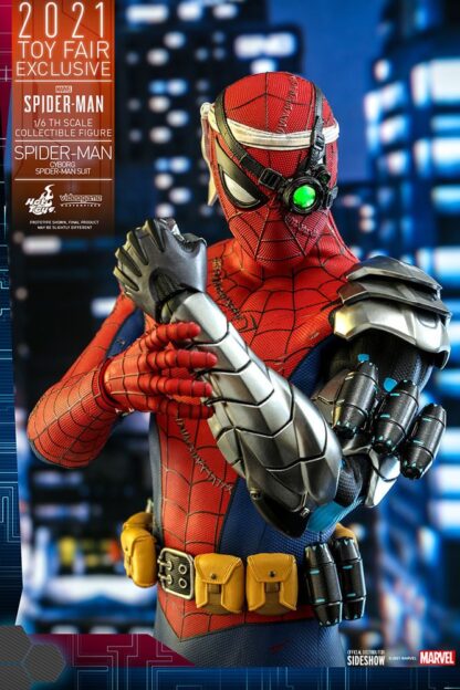 Spider-Man Videogame Masterpiece Actionfigur 1/6 Cyborg Spider-Man Suit 2021 Toy Fair Exclusive 30cm – Bild 12