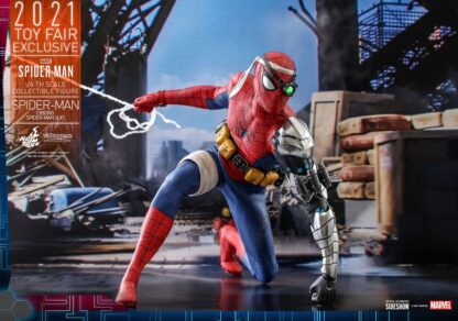 Spider-Man Videogame Masterpiece Actionfigur 1/6 Cyborg Spider-Man Suit 2021 Toy Fair Exclusive 30cm – Bild 17