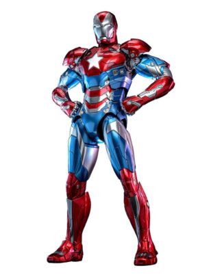 Marvel Comic Diecast Masterpiece Actionfigur 1/6 Iron Patriot Hot Toys Exclusive 32 cm