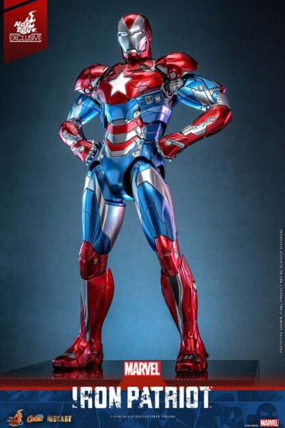 Marvel Comic Diecast Masterpiece Actionfigur 1/6 Iron Patriot Hot Toys Exclusive 32 cm – Bild 5