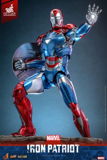 Marvel Comic Diecast Masterpiece Actionfigur 1/6 Iron Patriot Hot Toys Exclusive 32 cm – Bild 8