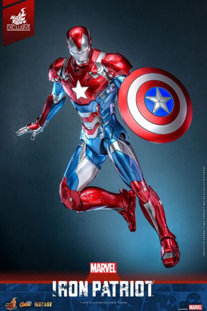 Marvel Comic Diecast Masterpiece Actionfigur 1/6 Iron Patriot Hot Toys Exclusive 32 cm – Bild 11