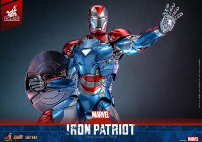 Marvel Comic Diecast Masterpiece Actionfigur 1/6 Iron Patriot Hot Toys Exclusive 32 cm – Bild 12