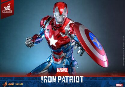 Marvel Comic Diecast Masterpiece Actionfigur 1/6 Iron Patriot Hot Toys Exclusive 32 cm – Bild 13