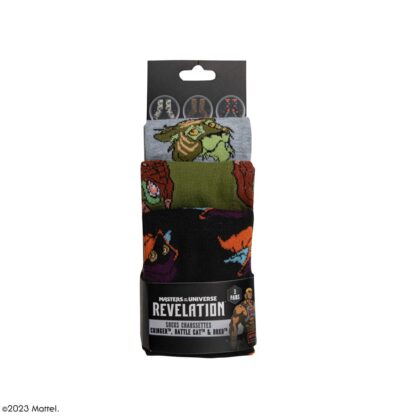 Masters of the Universe - Revelation: Cringer & Battle Cat & Orko Socks 3er Socken Set – Bild 4