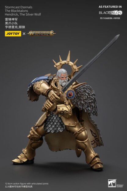 Warhammer Age of Sigmar Actionfigur Stormcast Eternals The Blacktalons Hendrick The Silver Wolf 20 cm – Bild 7