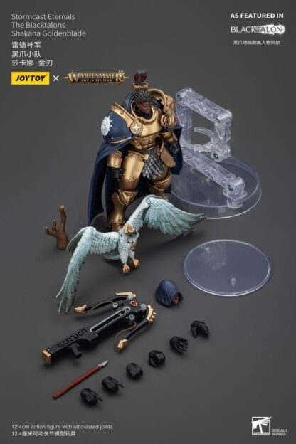 Warhammer Age of Sigmar Actionfigur Stormcast Eternals The Blacktalons Shakana Goldenblade 20 cm – Bild 2