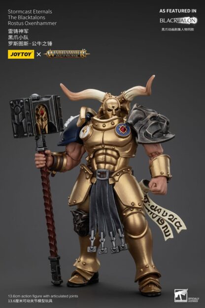 Warhammer Age of Sigmar Actionfigur Stormcast Eternals The Blacktalons Rostus Oxen hammer 20 cm – Bild 2