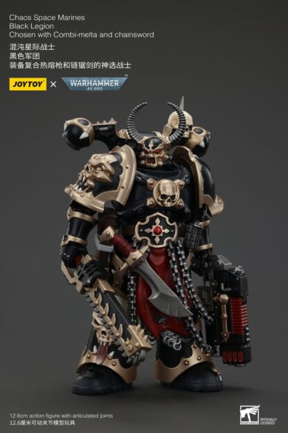 Warhammer 40k Actionfigur Chaos Space Marines Black Legion Chosen with Combi-melta and chainsword 20 cm – Bild 3