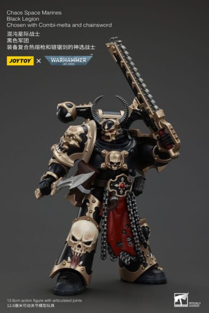 Warhammer 40k Actionfigur Chaos Space Marines Black Legion Chosen with Combi-melta and chainsword 20 cm – Bild 7