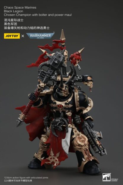 Warhammer 40k Actionfigur Chaos Space Marines Black Legion Chosen Champion with bolter and power maul 20 cm – Bild 5