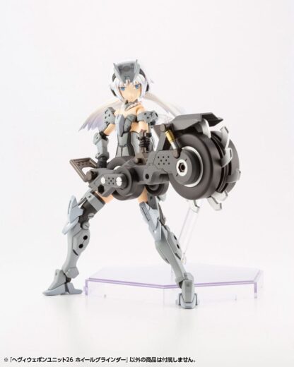 Kotobukiya M.S.G. Model Kit Zubehör-Set Heavy Weapon Unit 26 Wheel Grinder 15 cm – Bild 7