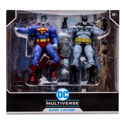 DC Multiverse Actionfiguren 2er-Pack Bizarro & Batzarro 18 cm – Bild 14