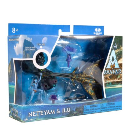 Avatar: The Way of Water Deluxe Medium Actionfiguren Neteyam & Ilu – Bild 10