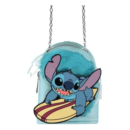 Lilo & Stitch Micro Bag Geldbörse mit Schlüsselanhänger Stitch Surfing