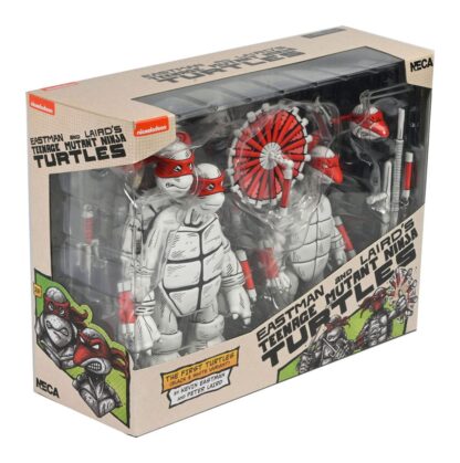 Teenage Mutant Ninja Turtles (Mirage Comics) Actionfiguren 2er-Pack Black and White First Turtles 18 cm – Bild 3