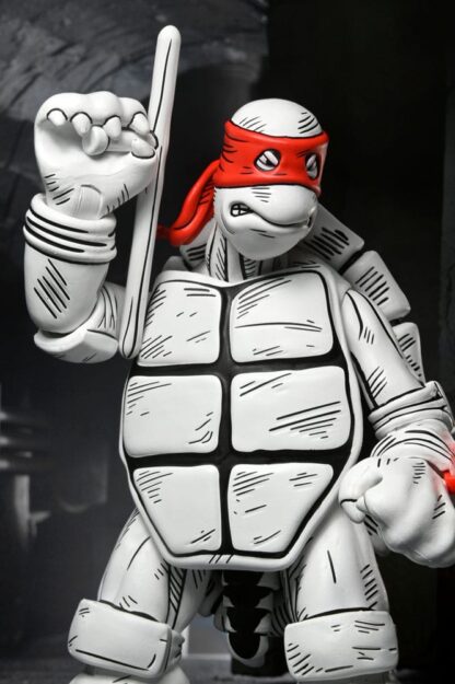 Teenage Mutant Ninja Turtles (Mirage Comics) Actionfiguren 2er-Pack Black and White First Turtles 18 cm – Bild 8