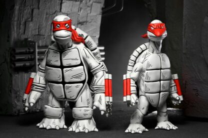 Teenage Mutant Ninja Turtles (Mirage Comics) Actionfiguren 2er-Pack Black and White First Turtles 18 cm – Bild 20