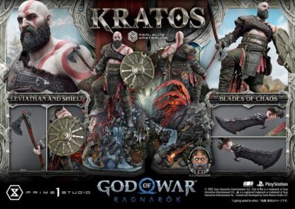 God of War: Ragnarok Real Elite Masterline Series Statue 1/3 Kratos 95 cm – Bild 5