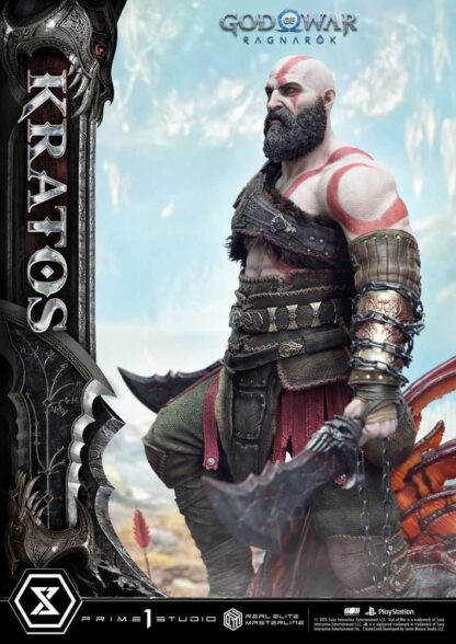 God of War: Ragnarok Real Elite Masterline Series Statue 1/3 Kratos 95 cm – Bild 22