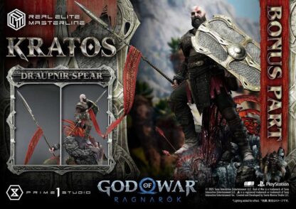 God of War: Ragnarok Real Elite Masterline Series Statue 1/3 Kratos Ultimate Bonus Version 95 cm – Bild 2