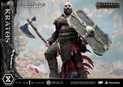 God of War: Ragnarok Real Elite Masterline Series Statue 1/3 Kratos Ultimate Bonus Version 95 cm – Bild 9