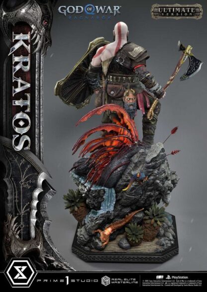 God of War: Ragnarok Real Elite Masterline Series Statue 1/3 Kratos Ultimate Bonus Version 95 cm – Bild 19