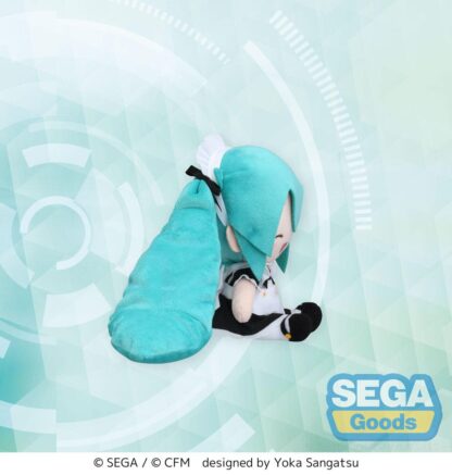 Hatsune Miku Project Diva Arcade Fuwa Petit Mini Plüschfigur Hatsune Miku Maid Ver. (EX) 16 cm – Bild 3