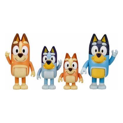 Bluey: Family 4 Piece Figure Set