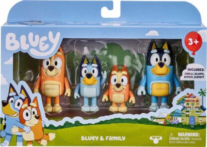 Bluey: Family 4 Piece Figure Set – Bild 4