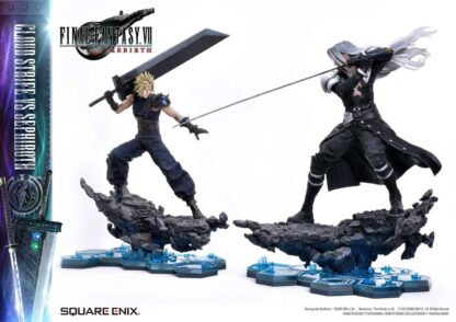 Final Fantasy VII Rebirth Masterline Statuen 2er-Pack 1/4 Cloud Strife vs Sephiroth 69 cm